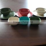 bamboo fiber tableware set
