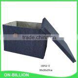 Collapsible Non Woven Storage Box Foldable With Lid thumbnail-3