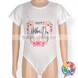 3 Pack Infant And Toddler White Summer Jumpsuits Natural Organic Blank Baby Onesie thumbnail-2