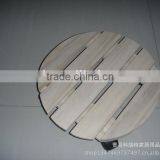 Wooden Square Flowerpot Matwooden Flowerpot Stand With Wheels Round Wooden Flower Stand Mat thumbnail-5