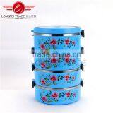 Promotional Gift 4 Layer Thermal Bento Lunch Box / 1L*4 Thermal Lunch Box With Lock thumbnail-2