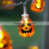 10 Halloween Pumpkin Battery Operated LED Fairy Lights thumbnail-1