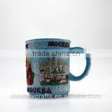 Wholesale Custom High Quality 3D MOSCOW Souvenir Ceramic Cup for Sale thumbnail-4