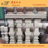 China Shrimp Pink Granite Stone Exterior Stair Handrail thumbnail-4