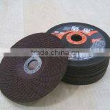 4" 100x3x16mm Deprssed Center Peak Pattern Grinding Wheel for Stainless Steel thumbnail-3