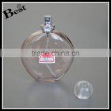 100ml Cosmetic Best Sale Round Glass Perfume Bottle Fragrance Perfume Empty Glass Bottle With Silver Metal Spray China Suppliers thumbnail-2