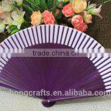 New Style Silk Bamboo Fan With Flower thumbnail-3