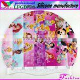 2016 Full Color Print Colorful Silicone Swimming Cap