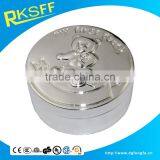 Zinc Alloy Beautiful Round Tooth Box For Baby Caring in Hot Sale thumbnail-2