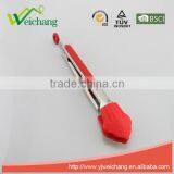 WCJ623 Premium Comfort Stainless Steel Locking Oblong Food Tong With Silicone Heads, Good Grip thumbnail-2