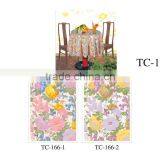2016 Designed Printed PVC Table Cover Cloth With Falannel Back thumbnail-1