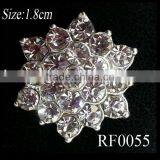 RF 0055 In Stock, Wholesale Sparking Garment Flat Back Rhinestone Button thumbnail-1