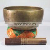 High Quality "C" Chakra Note Thick Old Himalayan Super Energetic Singing Bowl thumbnail-2