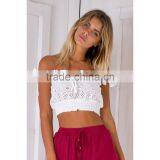 Guangzhou OEM Clothing Factory Embroidery Summer Crop Sex Top thumbnail-4