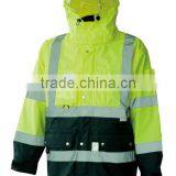 Hight Vis Safety Padded 3 in 1 Jacket