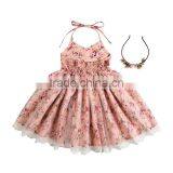 New Design Summer Dress for Kids Fashion Cute Baby Floral Dresses thumbnail-4