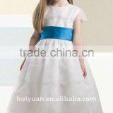 Baby Dress White With Blue Color thumbnail-1