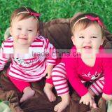 100% Cotton New Hot Sale Baby Clothes Boutique Clothing Stripe Long Sleeve 100% Cotton Top Exported 2017 thumbnail-2