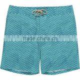 Customize Classic Board Short for Man Breathable Recycled Polyester Cotton Construction Swim Trunk Side And Hidden Back Pocket thumbnail-6