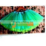Christmas Girls Green Ballet Tutu Tulle Skirt for Both Sides to Wear Girls Tutu thumbnail-6