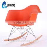 LS-4012B Plastic Armrest PP Classic Rocking Chair Home Furniture Chair Modern Bentwood Rocking Chair thumbnail-3