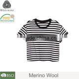 Cotton t Shirt Midriff-baring, Beautiful Girl T-shirt Custom thumbnail-3