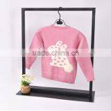 Wholesale Long Sleeve O Neck High Quality Knitting With Rabbit Pattern Girl Sweater Cardigan thumbnail-2