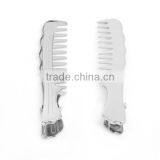 Iron Based Alloy Hair Clips Findings Comb Silver Tone thumbnail-2