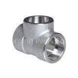 Forged Alloy Steel Fittings , Stainless Steel Equal Tee A-182 / A105