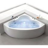 U-BATH small corner bathtub with massage water surfing spa