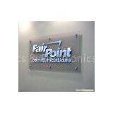 LED Backlit Aluminum Channel Letter Copper Sign Letters For Building Name