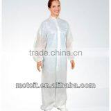Disposable Comfortable Doctors Coverall With Shirt Collar and Elastic Cuff thumbnail-1