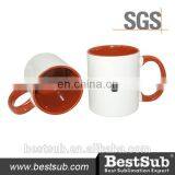 JS Coatings Sublimation Mugs 11oz Inner Rim Color Mug B11TAA thumbnail-5