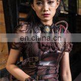 Steampunk Heart Chest Harness Made of Faux PU Leather thumbnail-6