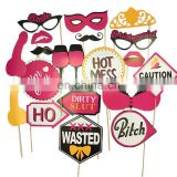 fun bridal party photo booth props