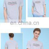 Pre-shrunk Customize Cheap Fashion Printing Men's T-shirts Hot Sale Short Sleeve Tshirts Breathable Hand Wash T-shirt thumbnail-5