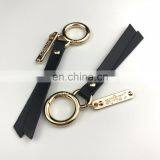 Hot Selling Black PU Custom Logo Key Chain thumbnail-6
