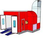 Automotive Spray Booth for Sale thumbnail-1