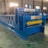 Cangzhou Dixin Galvanized Metal Aluminum Double Layer IBR Trapezoidal Sheet Roof Tile Wall Panel Cold Roll Forming Machine thumbnail-4