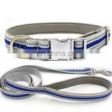 New Lettering Reflective Nylon Webbing Pet Collar Dog Collar Traction Rope thumbnail-6