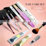 New Venalisa Manicure Tool Set Nail File Stainless Steel Dead Skin Scissor Dead Skin Fork Manicure Remover Nail Brush Tools Set thumbnail-4