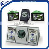 Photo Frame With Pen Holder Clock thumbnail-1