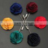 1 Pc Lapel Flower Daisy Handmade Boutonniere Stick Brooch Pin Men's Accessories