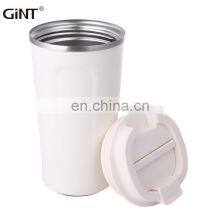 Direct Drinking Straw Double Wall Hand Held Thermal Beer Water Coffee Mug thumbnail-5