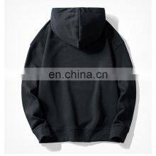 Custom Logo Printed Oversized Men's Hoodie Sweatshirt 100% Cotton Long Sleeve Pullover Hoodies thumbnail-3