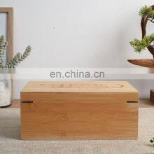 Pine Wood Box Trinket Box Custom Jewelry Packaging Tea Gift Wooden Storage Box thumbnail-3