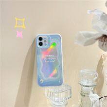 Laser English 13 Max Cell Phone Case Box XR For Apple For I Phone 14 Pro/ X/11/12 Korean Style 7 / 8 Plus Art thumbnail-1