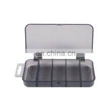 PP Plastic Small Multifunction Clear Storage Case 5 Compartments Fishing Tackle Accessory Lure Box thumbnail-3