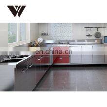2020 NINGBO WELDON New Custom Made High Quality Outdoor Stainless Steel Modular Kitchen Cabinet Design With Stove and Water Tank