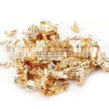 2g/box Edible Grade Genuine Gold Leaf Schabin Flakes Gold Cake Decoration DIY Chocolates Decor For Happy Birthday Party Baking thumbnail-2